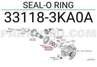 Nissan 331183KA0A SEAL-O RING