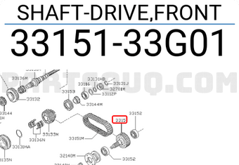 Nissan 3315133G01 SHAFT-DRIVE,FRONT