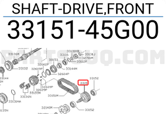 Nissan 3315145G00 SHAFT-DRIVE,FRONT