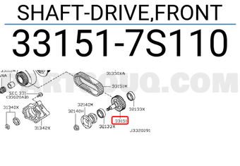 Nissan 331517S110 SHAFT-DRIVE,FRONT
