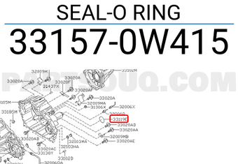 Nissan 331570W415 SEAL-O RING