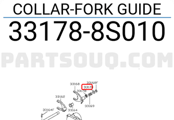 Nissan 331788S010 COLLAR-FORK GUIDE