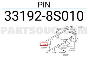 Nissan 331928S010 PIN