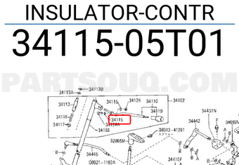 Nissan 3411505T01 INSULATOR-CONTR