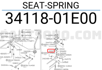 Nissan 3411801E00 SEAT-SPRING