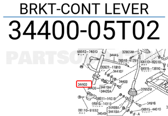 Nissan 3440005T02 BRKT-CONT LEVER