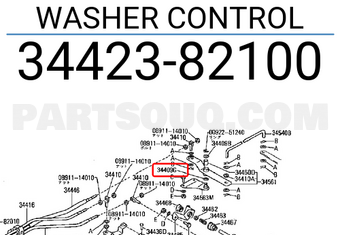 Nissan 3442382100 WASHER CONTROL