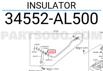 Nissan 34552AL500 INSULATOR