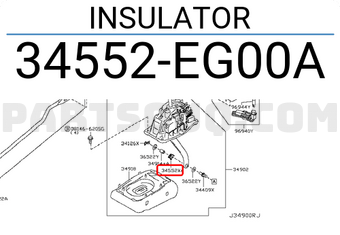 Nissan 34552EG00A INSULATOR
