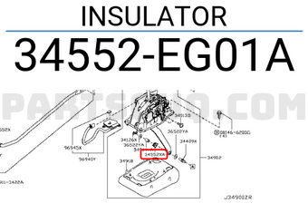 Nissan 34552EG01A INSULATOR