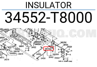 Nissan 34552T8000 INSULATOR