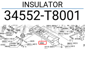 Nissan 34552T8001 INSULATOR