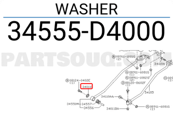Nissan 34555D4000 WASHER