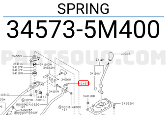 Nissan 345735M400 SPRING