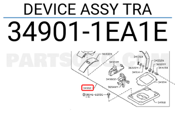 Nissan 349011EA1E DEVICE ASSY TRA