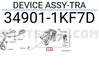 Nissan 349011KF7D DEVICE ASSY-TRA