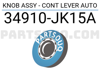 Nissan 34910JK15A KNOB ASSY - CONT LEVER AUTO