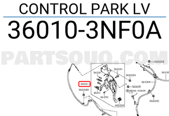 Nissan 360103NF0A CONTROL PARK LV
