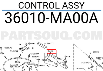 Nissan 36010MA00A CONTROL ASSY