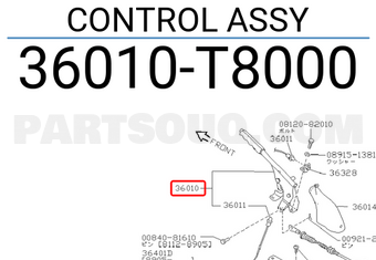 Nissan 36010T8000 CONTROL ASSY