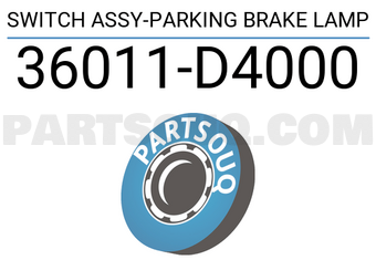 Nissan 36011D4000 SWITCH ASSY-PARKING BRAKE LAMP