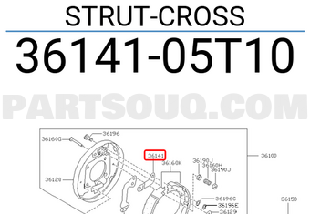 Nissan 3614105T10 STRUT-CROSS