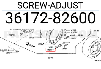 Nissan 3617282600 SCREW-ADJUST