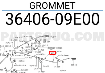 Nissan 3640609E00 GROMMET