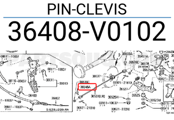 Nissan 36408V0102 PIN-CLEVIS