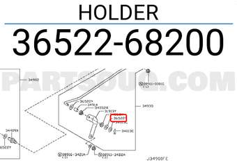 Nissan 3652268200 HOLDER