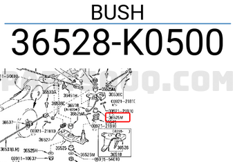 Nissan 36528K0500 BUSH