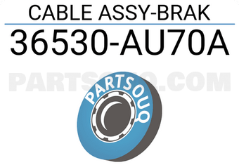 Nissan 36530AU70A CABLE ASSY-BRAK