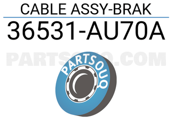 Nissan 36531AU70A CABLE ASSY-BRAK