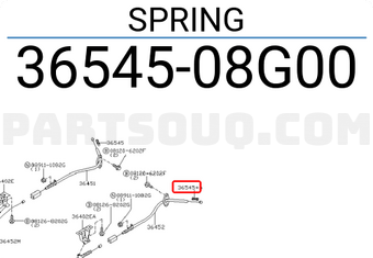 Nissan 3654508G00 SPRING
