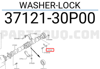 Nissan 3712130P00 WASHER-LOCK