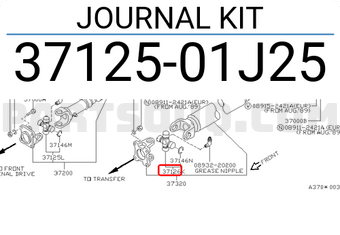 Nissan 3712501J25 JOURNAL KIT