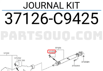 Nissan 37126C9425 JOURNAL KIT