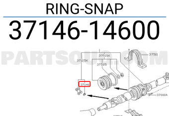 Nissan 3714614600 RING-SNAP