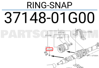 Nissan 3714801G00 RING-SNAP