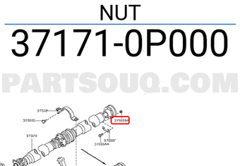 Nissan 371710P000 NUT