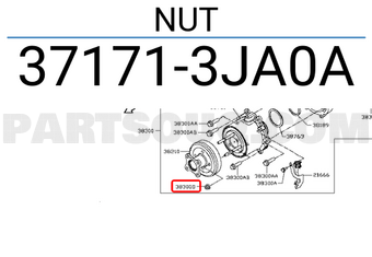 Nissan 371713JA0A NUT