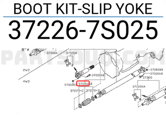 Nissan 372267S025 BOOT KIT-SLIP YOKE