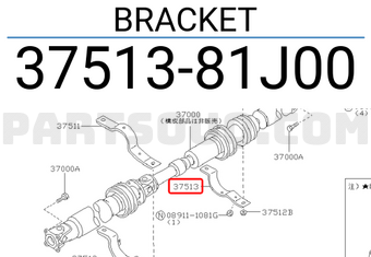 Nissan 3751381J00 BRACKET