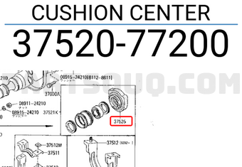 Nissan 3752077200 CUSHION CENTER