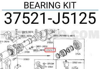Nissan 37521J5125 BEARING KIT
