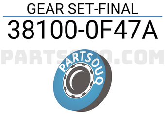 Nissan 381000F47A GEAR SET-FINAL