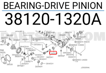 Nissan 381201320A BEARING-DRIVE PINION