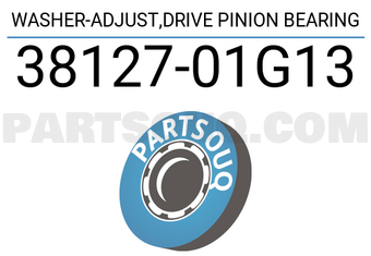 Nissan 3812701G13 WASHER-ADJUST,DRIVE PINION BEARING