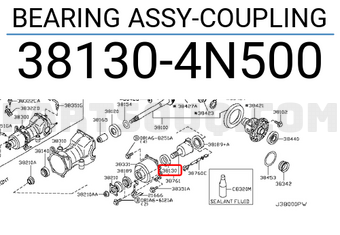 Nissan 381304N500 BEARING ASSY-COUPLING
