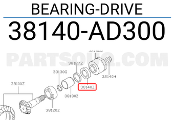 Nissan 38140AD300 BEARING-DRIVE